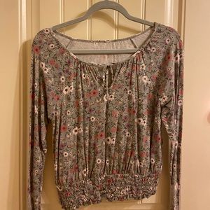 American Eagle Soft & Sexy Floral Shirt
